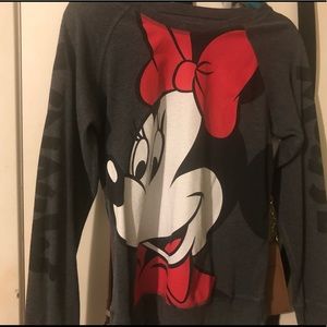 Minnie Mouse gray sweater/ pullover